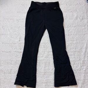 Vintage 80s Schoeller Ski Pants Black Wool Blend Bootcut Made USA Snow Pants